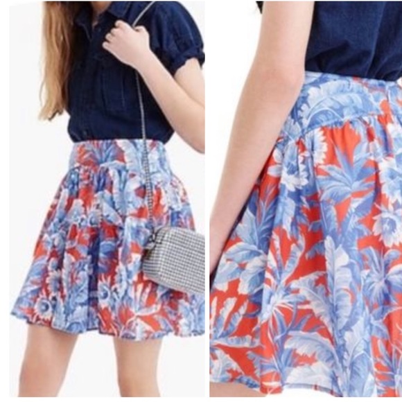 J. Crew Dresses & Skirts - J .Crew Ratti Rio Floral Tiered Skirt